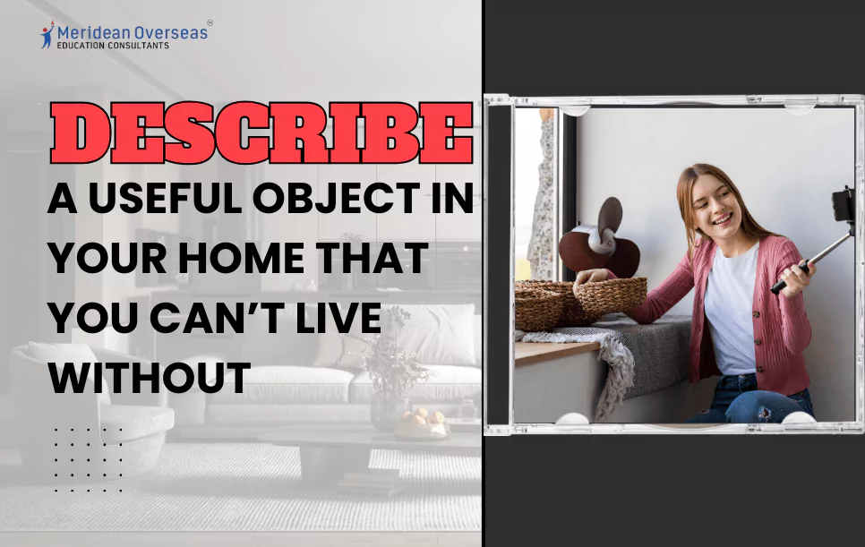 Describe a useful object in your home that you can’t live without